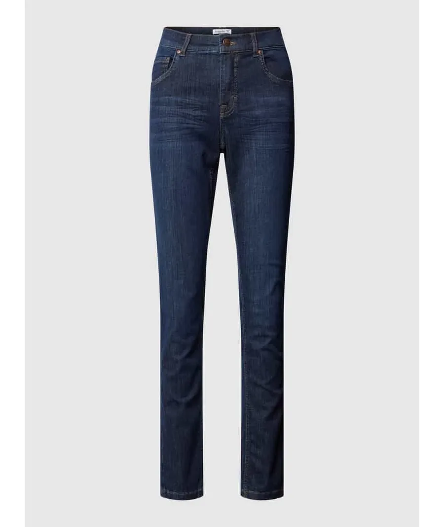 obrazek 1 Jeansy o kroju skinny fit z 5 kieszeniami