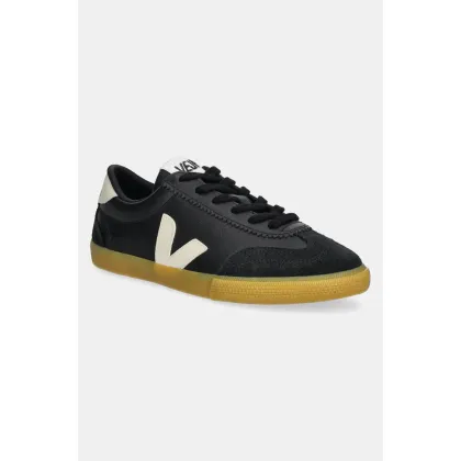 Zdjęcie Veja sneakersy skórzane Volley damskie kolor czarny VO2020510A