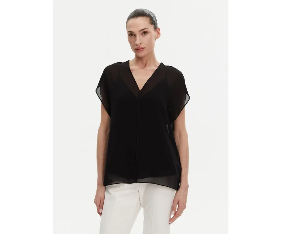 obrazek 1 Calvin Klein Bluzka K20K208187 Czarny Relaxed Fit