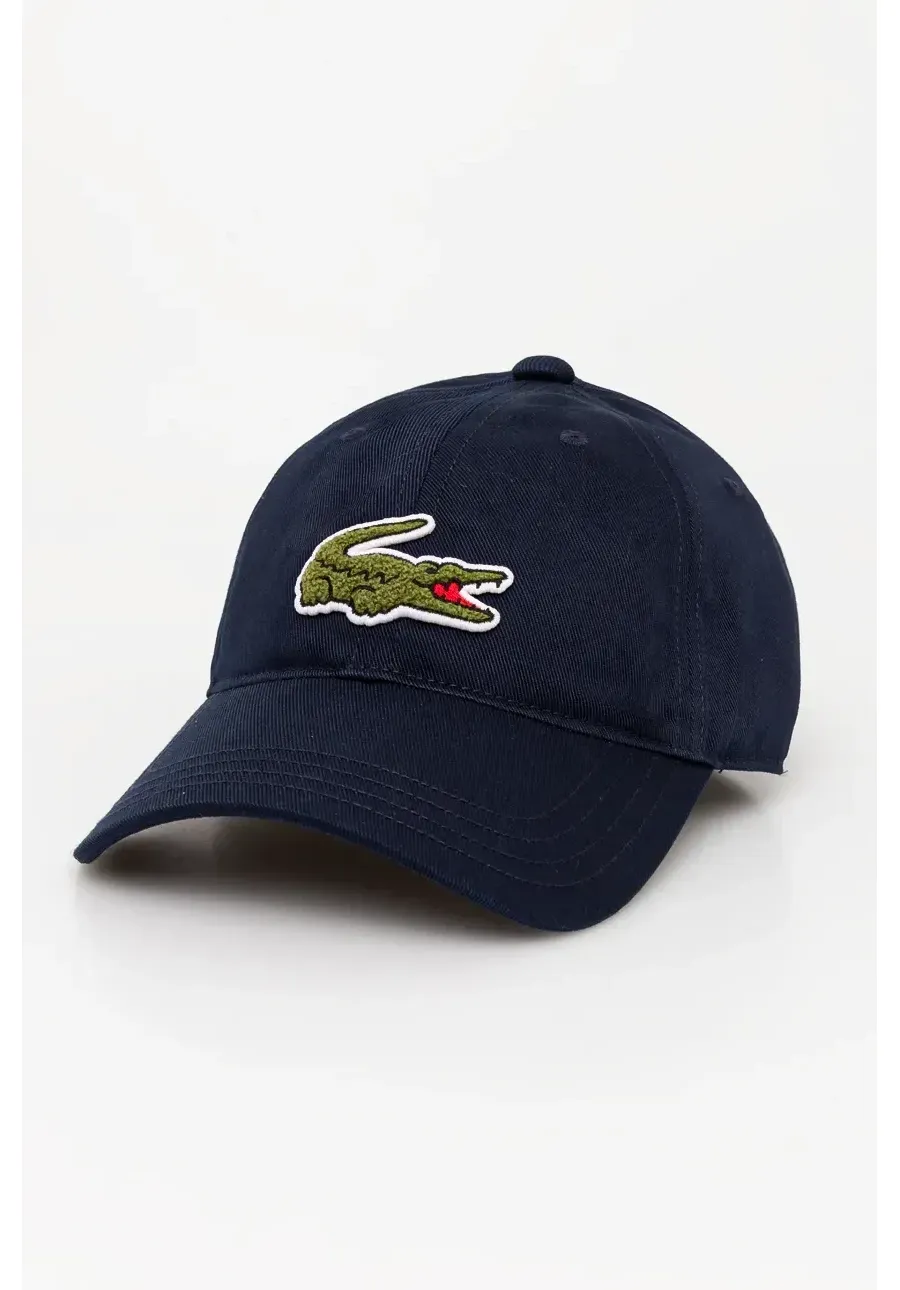 obrazek 1 Lacoste czapka z daszkiem kolor granatowy z aplikacją RK3186