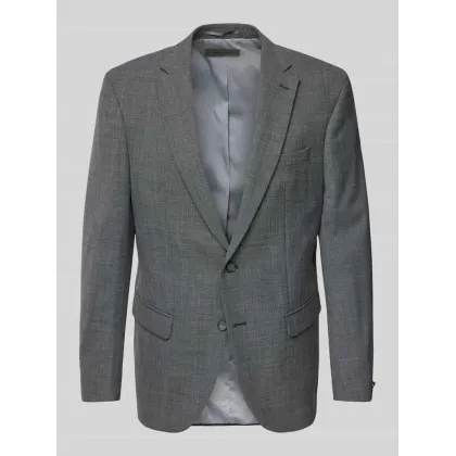 Zdjęcie Marynarka z mieszanki żywej wełny z kołnierzem z połami model ‘Michel’