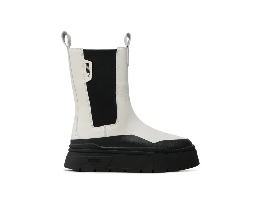 obrazek 1 Puma Sztyblety Mayze Stack Chelsea Wns 386272 01 Biały