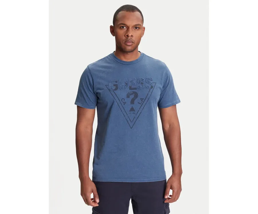 obrazek 1 Guess T-Shirt M5YI42 KBW41 Granatowy Regular Fit