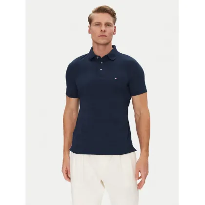Zdjęcie Tommy Hilfiger Polo 1985 MW0MW17771 Granatowy Slim Fit