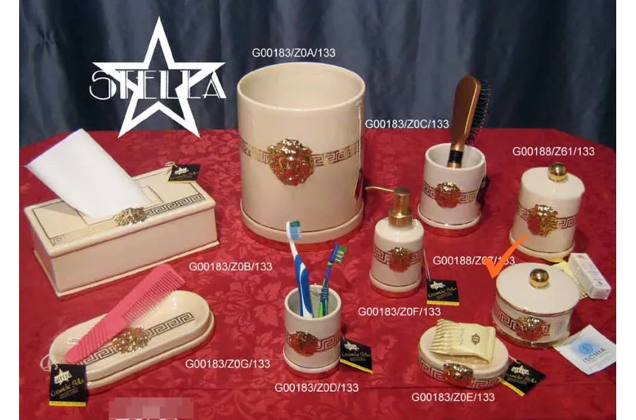 obrazek 1 Elganckie małe ceramiczne pudełko do łazienki