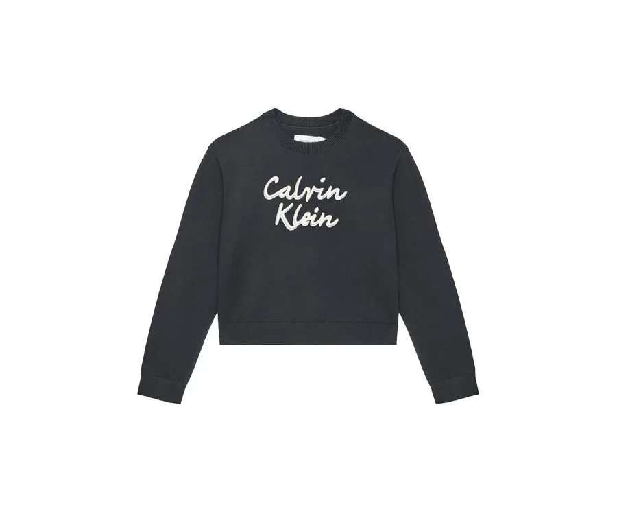 obrazek 1 Calvin Klein Jeans Sweter IG0IG02971 D Czarny Regular Fit