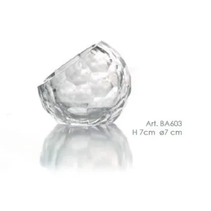 Zdjęcie Włoski stylowy pojemnik wykonany z ręcznie szlifowanego kryształu - Il Paralume Marina