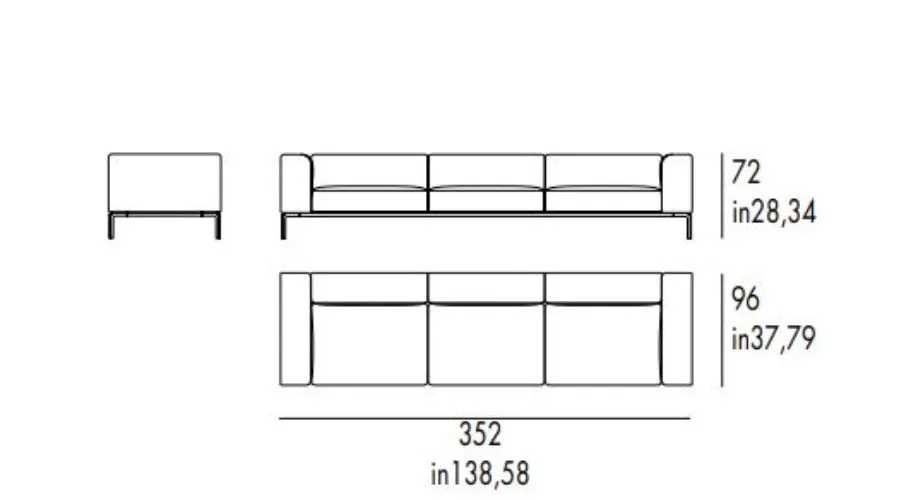 obrazek 3 Luksusowa sofa Delhi do salonu