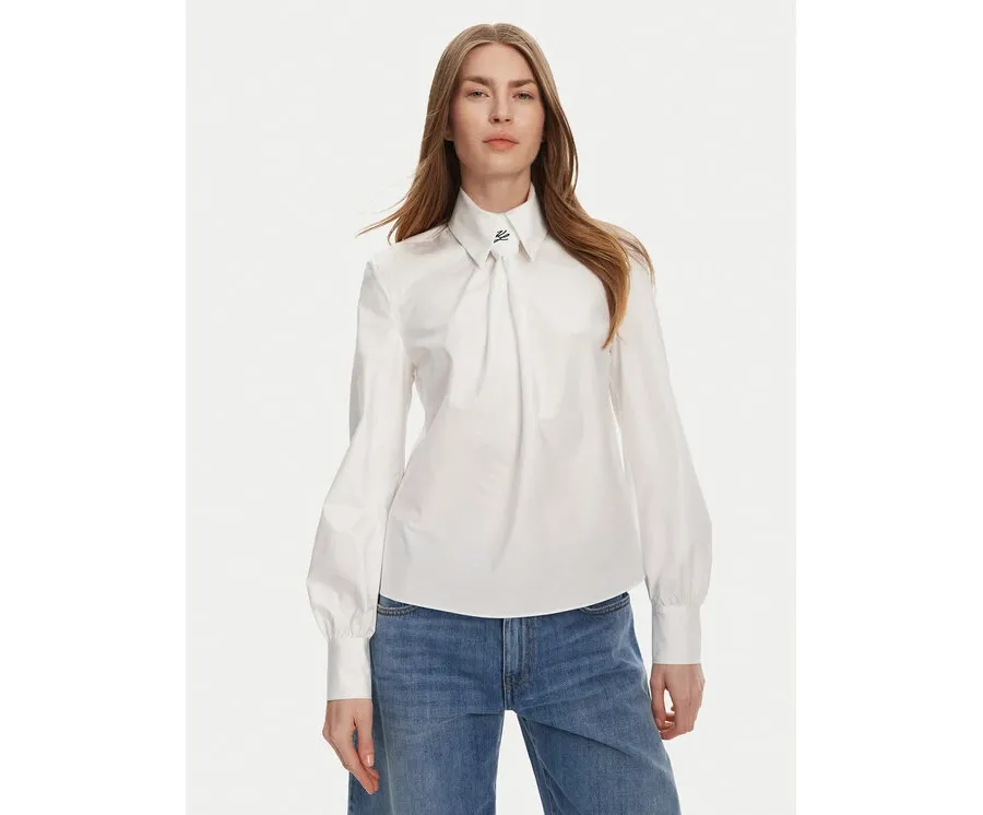 obrazek 1 KARL LAGERFELD Koszula A2W11004 Biały Regular Fit