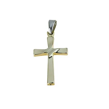 Zdjęcie Włoski złoty Krzyż dla mężczyzn 30x20mm