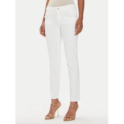 Zdjęcie Liu Jo Jeansy MA4277 T3489 Écru Slim Fit