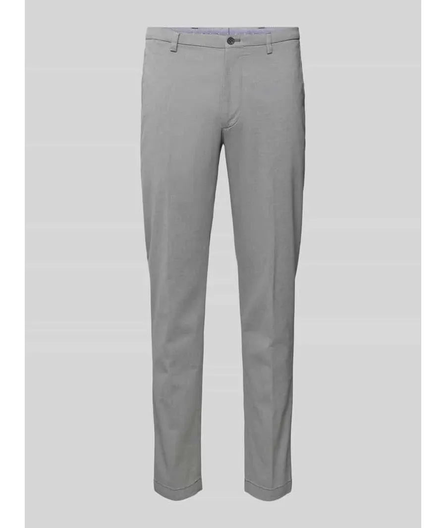 obrazek 1 Spodnie materiałowe o kroju slim fit z dodatkiem streczu model ‘CiBrody’