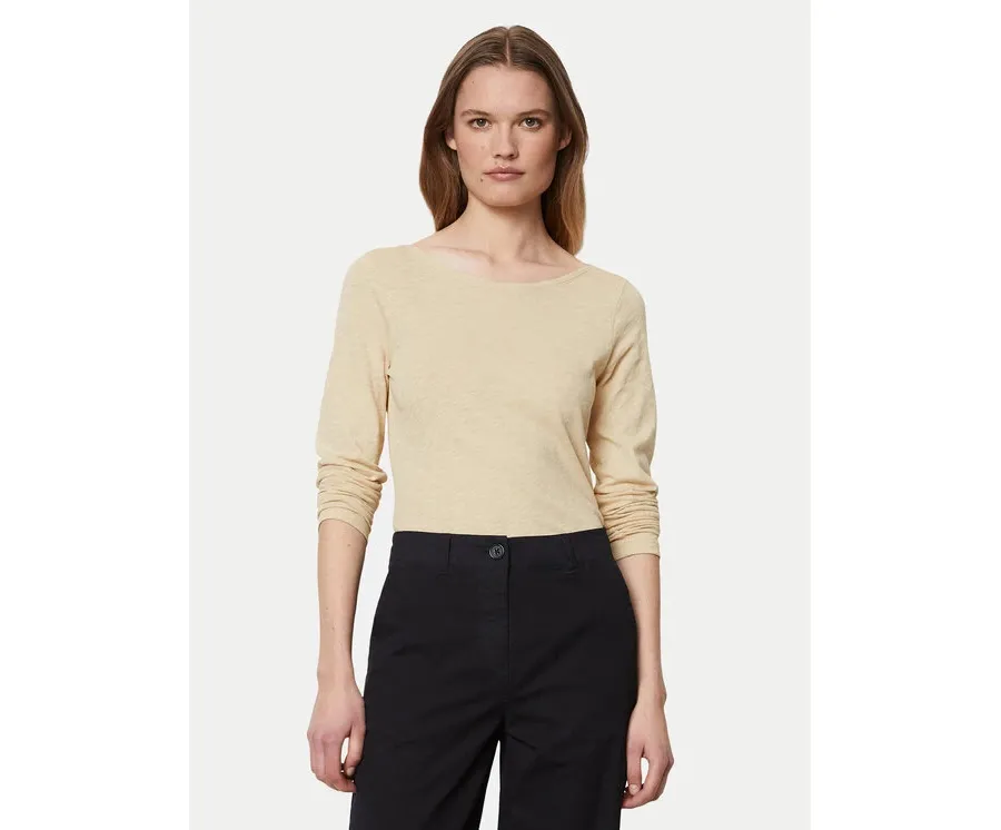 obrazek 1 Marc O'Polo Bluzka 406 2261 52199 Beżowy Slim Fit