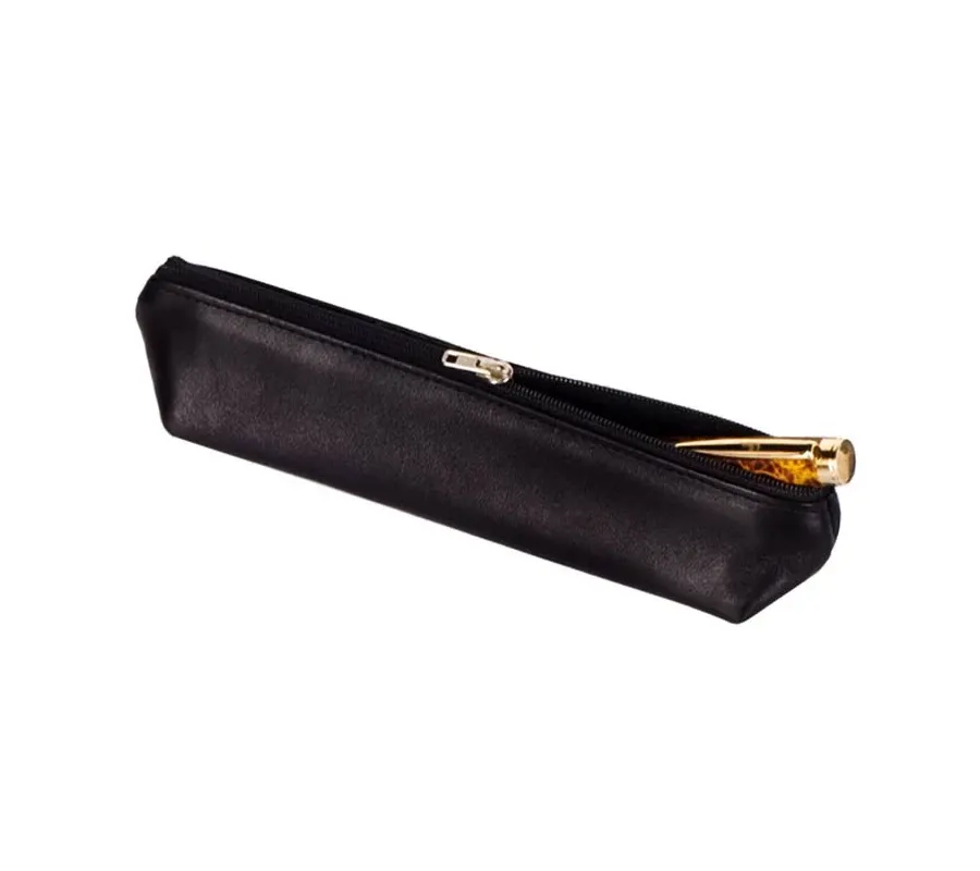 picture 1 Angular leather pen case - Absolute Breton