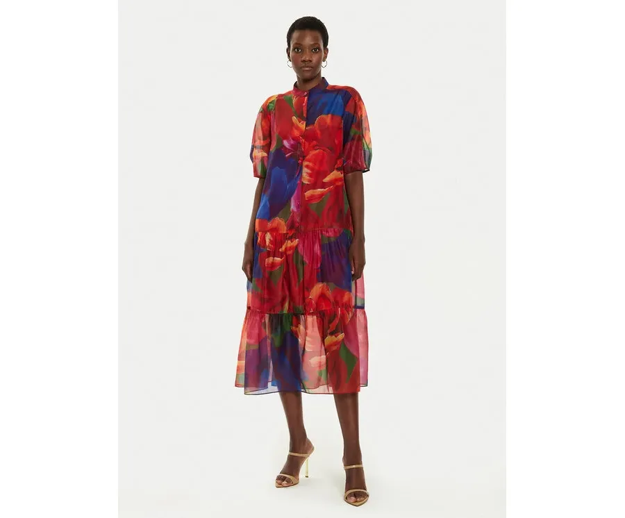 obrazek 1 Ted Baker Sukienka koszulowa Miru 275588 Kolorowy Loose Fit