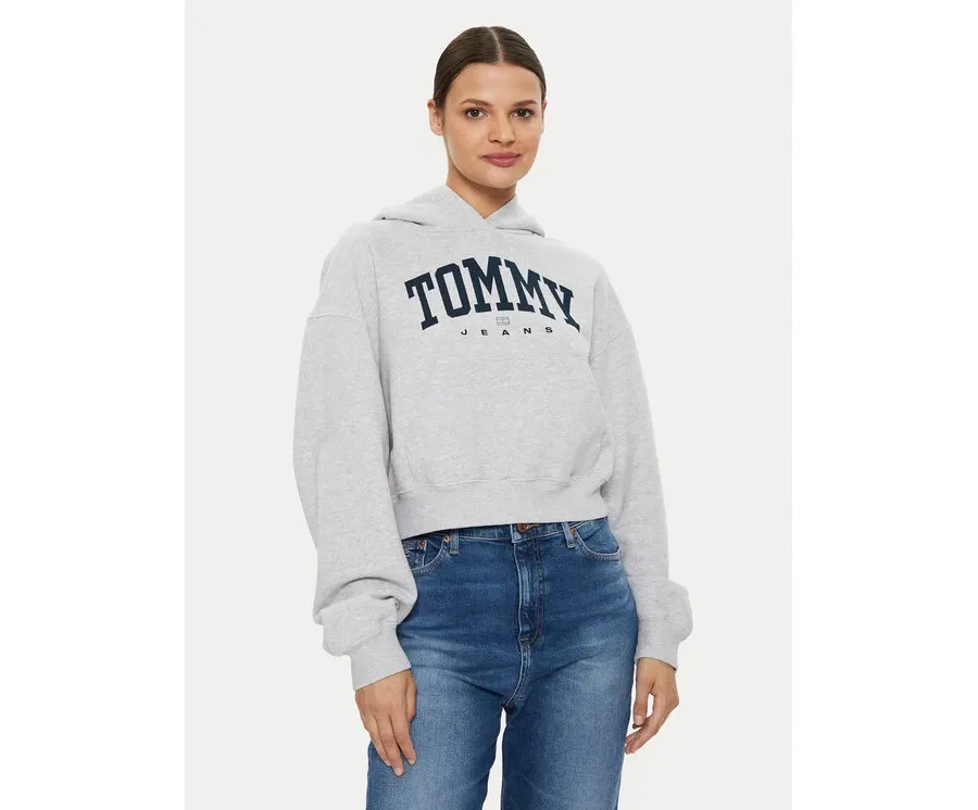 obrazek 1 Tommy Jeans Bluza Varsity DW0DW19291 Szary Relaxed Fit
