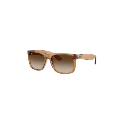 Zdjęcie Ray-Ban okulary przeciwsłoneczne JUSTIN męskie kolor brązowy 0RB4165