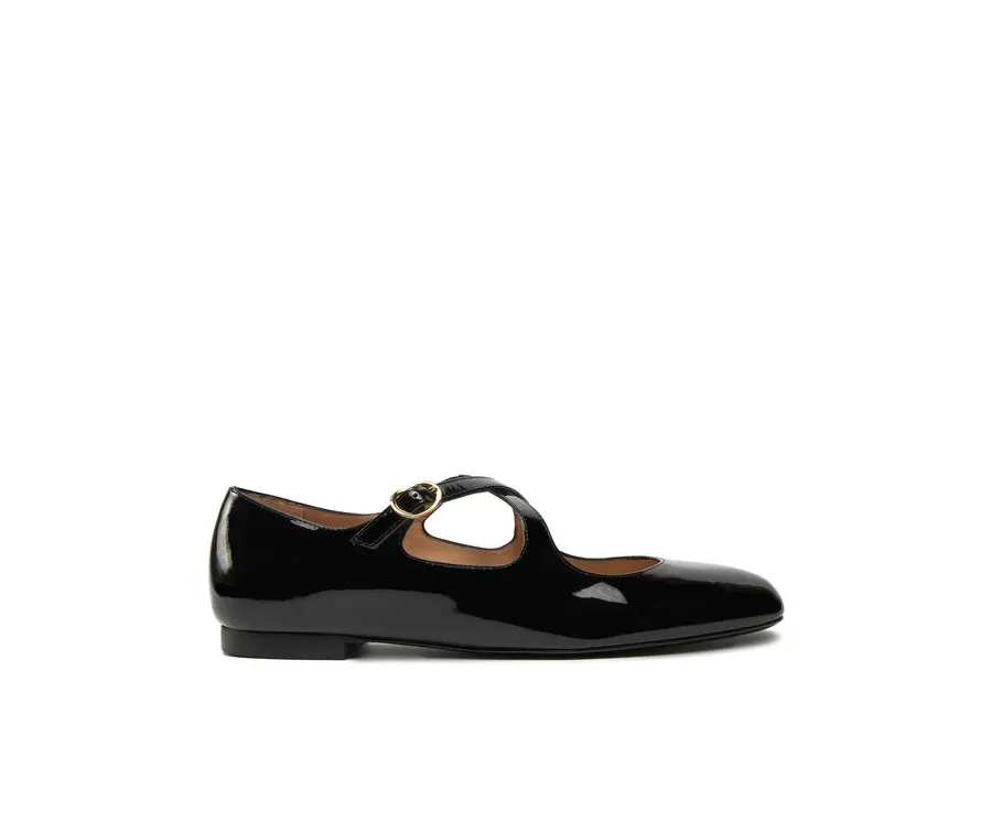 obrazek 1 Stuart Weitzman Baleriny Clem Flat SK070 Czarny