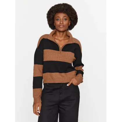 Zdjęcie Noisy May Sweter 27028636 Brązowy Regular Fit