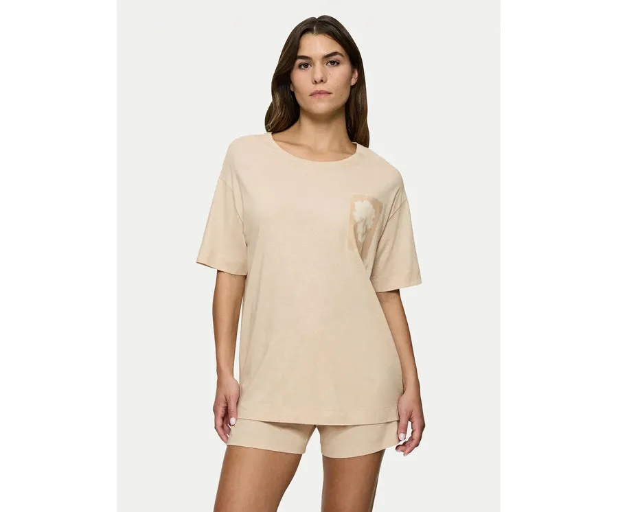 obrazek 1 Triumph Piżama Endless Comfort 10222572 Beżowy Relaxed Fit