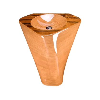 Zdjęcie Wyjątkowa umywalka Atoll w stylu nowoczesnym do łazienki