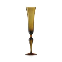 Picture Elegant champagne glass, Murano glass