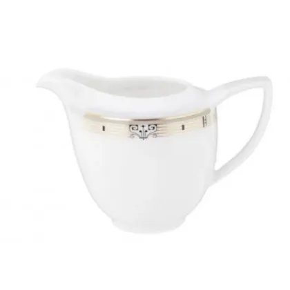 Picture Exclusive porcelain cream jug with delicate, refined decoration - Tettau