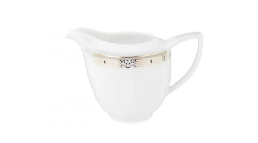 obrazek 1 Ekskluzywny porcelanowy dzbanuszek do śmietanki o delikatnym wyrafinowanym zdobieniu – Tettau