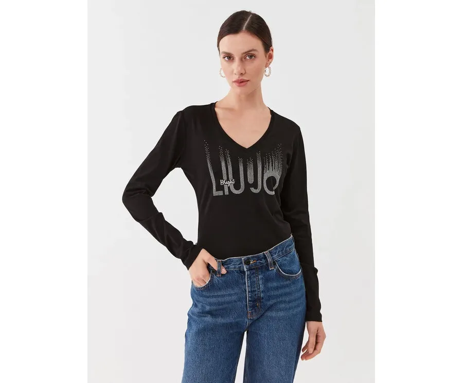 obrazek 1 Liu Jo Bluzka MF3269 J5923 Czarny Regular Fit