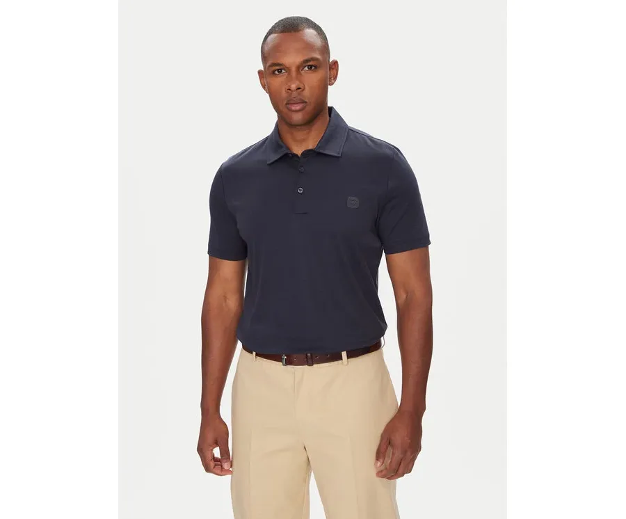 obrazek 1 Baldessarini Polo B4 10044.5190 Granatowy Regular Fit