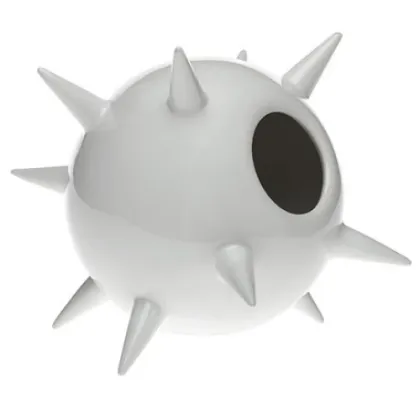 Picture Avant-garde ceramic vase with thorns - Byfly