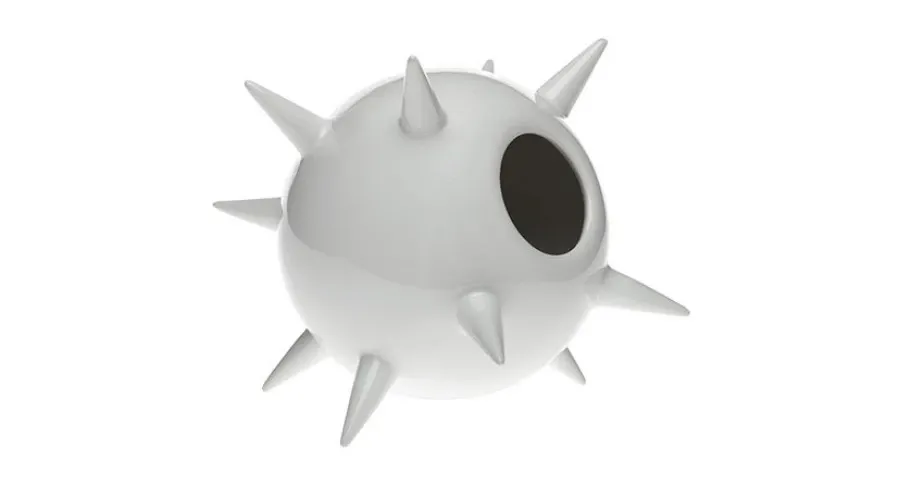 obrazek 1 Awangardowy ceramiczny wazon z cierniami - Byfly