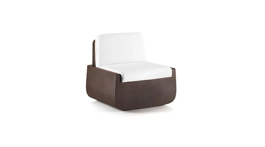 obrazek 1 Designerski fotel w stylu minimalistycznym do nowoczesnych ogrodów i apartamentów - Plust