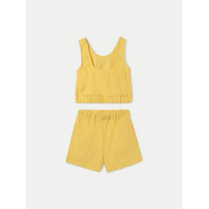 Zdjęcie Mayoral Komplet top i spodenki 6278 Żółty Regular Fit