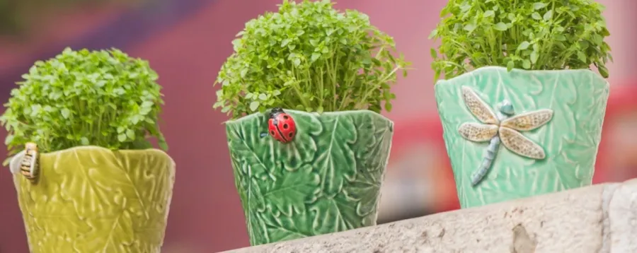 obrazek 2 Dekoracyjny zestaw 3 wazonów ceramicznych - Bordallo Pinheiro
