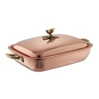 Zdjęcie Miedziana brytfanna z pokrywką