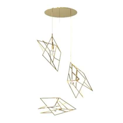 Zdjęcie Awangardowe oświetlenie z Portugalii - żyrandol, lampa sufitowa Prisma