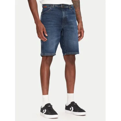 Zdjęcie Wrangler Szorty jeansowe Texas 112362506 Granatowy Regular Fit