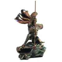 Zdjęcie Figurka Świętego Jerzego zabijającego smoka