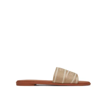 Zdjęcie Tommy Hilfiger Klapki Webbing Mule FW0FW08421 Beżowy