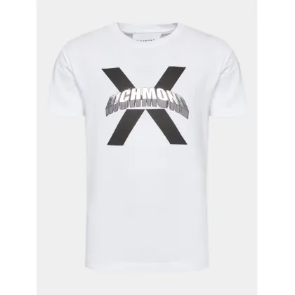 Zdjęcie Richmond X T-Shirt UMA23007TS Biały Regular Fit