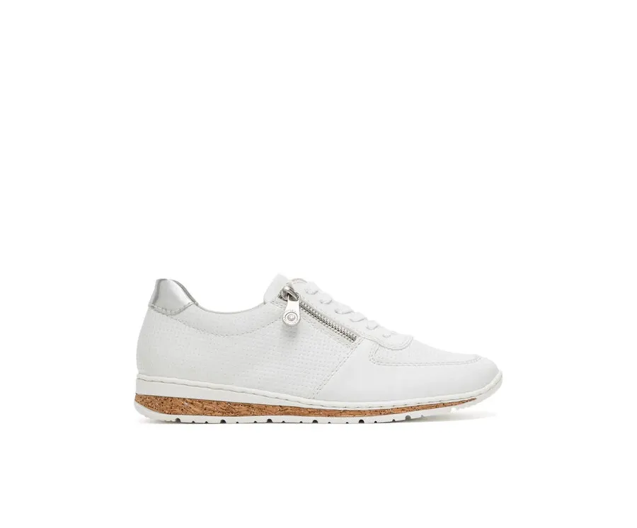 obrazek 1 Rieker Półbuty N5127-80 Biały