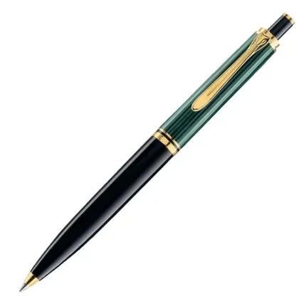 Picture Pelikan Souveran K400 Black-Green ballpoint pen