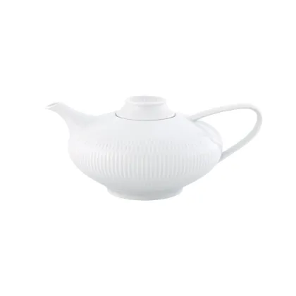 Zdjęcie Porcelanowy duży dzbanek do herbaty Utopia z bogatym rzeźbiarskim zdobieniem - Vista Alegre