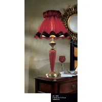 Zdjęcie Luksusowa czerwona lampa kryształowa z kloszem Paris – Il Paralume Marina