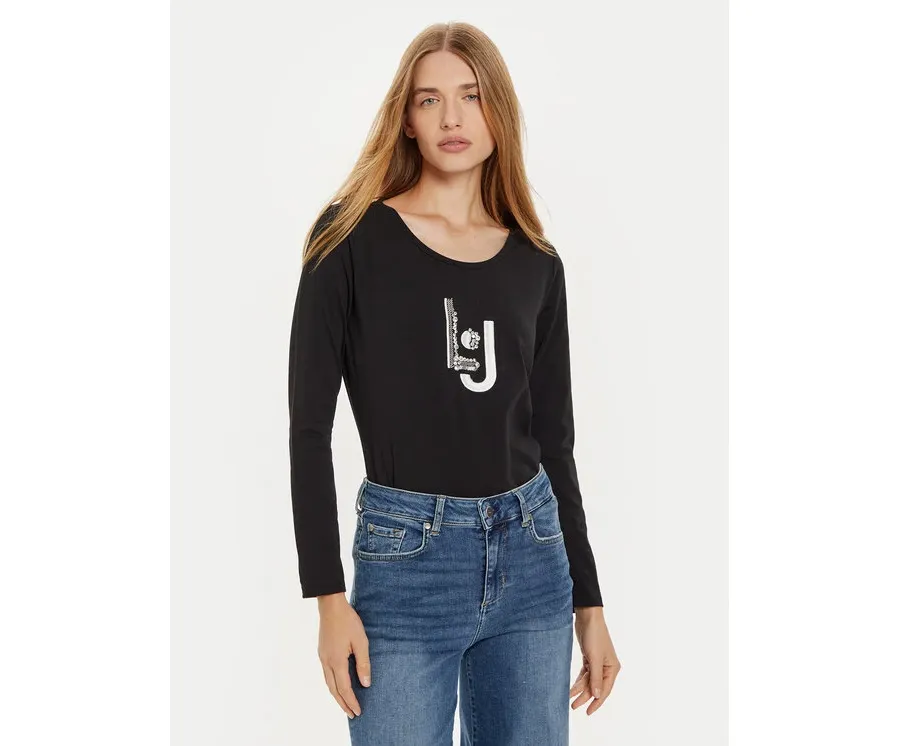 obrazek 1 Liu Jo Sport Bluzka TF4206 JS088 Czarny Regular Fit