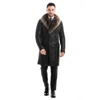 Picture Elegant men's coat made of lambskin - A&A Vesa