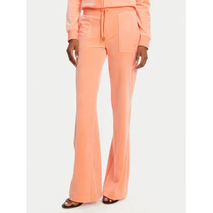 Zdjęcie Juicy Couture Spodnie dresowe Layla JCSEBJ001 Pomarańczowy Flared Leg
