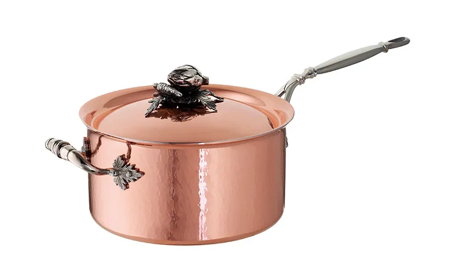 picture 1 Decorated copper saucepan Ruffoni