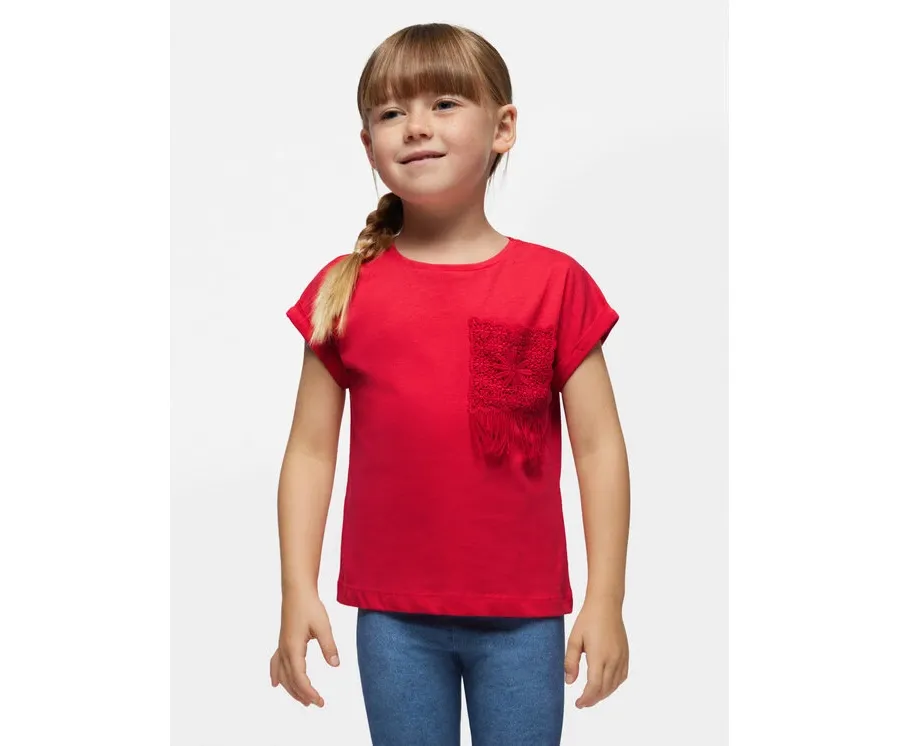 obrazek 1 Mayoral T-Shirt 3087 Czerwony Regular Fit